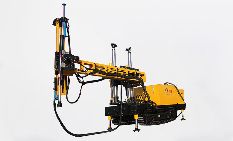 煤礦用履帶式切頂泄壓孔鉆車